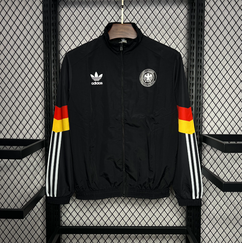 Germany Black Windbreaker